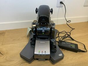 [ электризация проверка settled!]SONY ERS-111 AIBO первое поколение модель Sony Aibo коробка инструкция собака type робот черный [1 иен старт ]