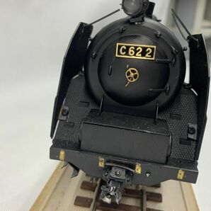 『三井金属謹製』国鉄 C62 蒸気機関車 鉄道模型 1/42 鉄道模型 栄光の蒸気機関車 三井金属工芸 レール アクリルケース『１円スタート』の画像2