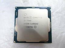 美品 Intel Kaby Lake インテル Core i5 7500 3.40GHz SR335 LGA1151 動作検証済 1週間保証_画像3
