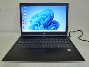 HP ProBook 450 G5 Windows11 Core i5 7200U メモリ8GB M.2 256GB Wi-Fi＋BT Webカメラ MS office2010搭載