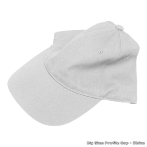 送料260円 大きめ 深め 畳める ロープロファイル キャップ - ホワイト メンズ 帽子 大きい カーブドバイザー サイズ 無地 日除け 屋外 白の画像6
