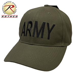ROTHCO 新品 ロープロファイル キャップ ( ARMY -OLIVE) 帽子 メンズ CAP フリーサイズ カーブドバイザー ミリタリー サバゲー アウトドア