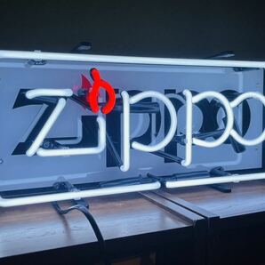 ZIPPO ネオン サイン 看板 ジッポ 照明 電気 ライター 古着 シルバー アメカジ ハーレー 旧車 ヴィンテージ レトロ コレクション レトロの画像3