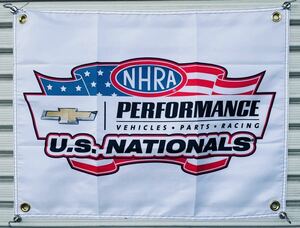 NHRA バナー 北米 ドラッグレース 世田谷ベース ホットロッド アメ車 ハーレー ラットフィンク マッスルカー シボレー フォード BA91