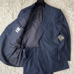 2401190 4XL ARMANI COLLEZIONI シングルスーツ セットアップ スーツ 光沢 シルク混 大きいサイズ アルマーニコレッツォーニ 56