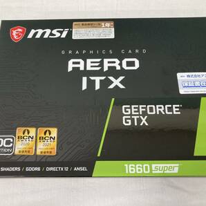 【動作確認済】MSI GeForce GTX 1660 SUPER AERO ITX OC（管理：GB150007)