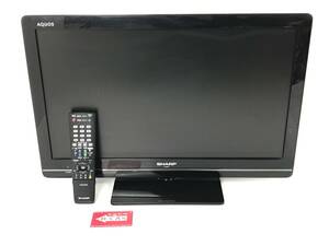 1円スタート SHARP シャープ AQUOS アクオス 24V型 液晶 テレビ LC-24K5 動作品 リモコン付き TV