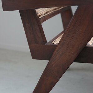 ＜数量限定B品＞ピエールジャンヌレ オフィスチェア オールドチーク 古材 Pierre Jeanneret Easy Chair V-leg OUTLET 競りの画像7