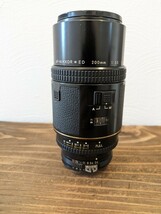 Nikon AF NIKKOR * ED 200mm f3.5 ニコン ニッコール オートフォーカスレンズ AFレンズ レンズ オートフォーカス マニュアルフォーカス_画像1