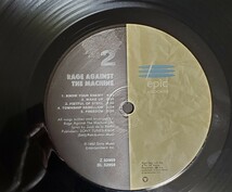 レイジアゲインストザマシーン　USオリジナル盤　アナログレコードLP　RAGE AGAINST THE MACHINE_画像7