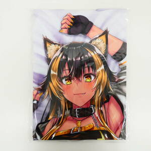 DK6072/[ used ]VTuber cat small night ... Dakimakura cover ( Sakura mochi )(YKK fastener )