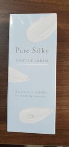 新品　未開封　ピュアシルキー トーンアップクリーム化粧下地　Pure Silky