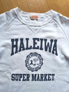 HALEIWA ハレイワ　 スウェット半袖　Tシャツ　ラグラン袖　カレッジT ハワイ