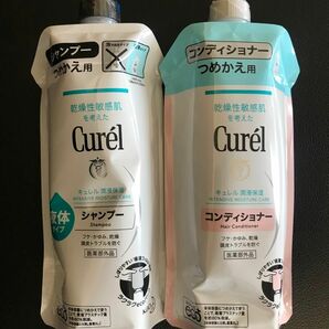 花王 キュレル Curel シャンプー コンディショナー 詰め替え つめかえ 340ml 各1個 合計2個 リフィル