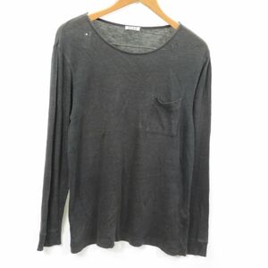 Acne Studios Granville リネン カットソー ロングスリーブTシャツ sizeXS/アクネストゥディオス 　0402