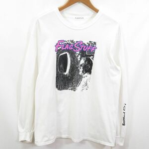 FLAGSTUFF ENEMY ロングスリーブ 長袖Tシャツ sizeL/フラグスタフ 　0403