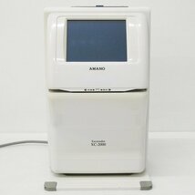 ♯ AMANO アマノ 時間集計タイムレコーダー エクセローダー XC-2000 設定カード・キー2本付き!! 集計処理人数最大150名【ジャンク品】_画像2