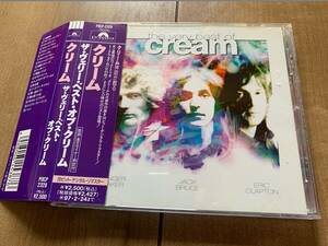 CREAM　クリーム 　ザ・ヴェリー・ベスト・オブ・クリーム　帯付　定価:\2500