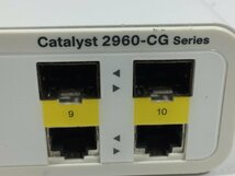 CISCO　ネットワークスイッチ　Catalyst2960-CG　WS-C2960CG-8TC-L VO1　現状品　CJ5.009　/06_画像2