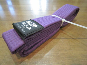  karate .. road obi 160cm purple purple 