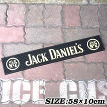 バーマット JACK DANIELS かっこいい ラバー おしゃれ ジャックダニエル お酒 アメリカン 雑貨 可愛い インテリア_画像1