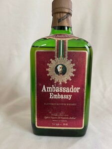 特級　アンバサダー　エンバシー 750ml 未開栓　Ambassador　Royal　Embassy ウイスキー　アンバサダーロイヤル