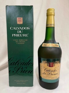 カルヴァドス ドゥ プリューレ　700ml 未開栓　CALVADOS DU PRIEURE ブランデー　カルバドス　# ウイスキー