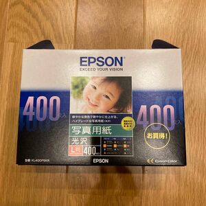 EPSON 写真用紙 光沢 L判　400枚入り