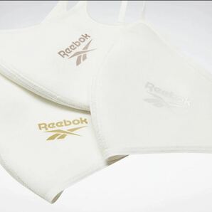 Reebokリーボック【白+黒 フェイス カバー/マスク サイズFREE 15.3 cm x 17 cm 3枚組×2 合計６枚】新品未開封 男女共用の画像5