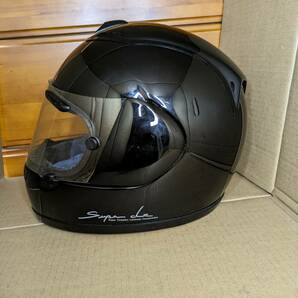 ◆Arai RX-7 RR2 フルフェイスヘルメット 黒 スーパーCLC アライ 57・58ｃｍ◆の画像1