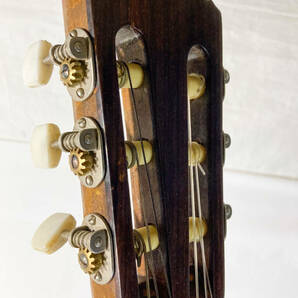 黒澤ギター クラシックギター ガットギター 黒澤常三郎 サイン 1962年製 ハードケース 動作確認済み 音楽 ヴィンテージ 当時品【0422.2】の画像9