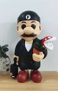 マリオ　レオン風フィギュア　ソフビ