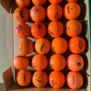 【送料無料】オレンジ系（メーカー色々）ロストボール24ケの画像2