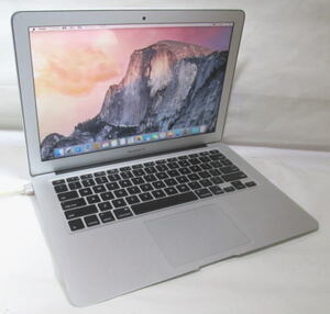 ★Apple MacBook Air 13インチ Mid 2013★ A1466/intel Core i7 1.7GHz/メモリ 8GB/SSD 128GB/英字キーボード/バッテリーNG