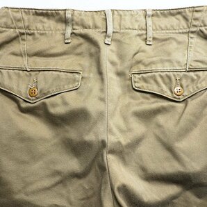 Workers K&T H MFG Co (ワーカーズ) Officer Trousers Slim Fit Type 2 / オフィサートラウザー スリム タイプ2 USMC KHAKI w30の画像6