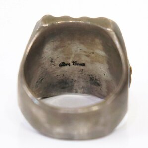 DryBones (ドライボーンズ) Silver Mexican Biker Ring / シルバー メキシカン バイカーリング DAS-387 美品【23号】/ スカルの画像5