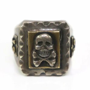 DryBones (ドライボーンズ) Silver Mexican Biker Ring / シルバー メキシカン バイカーリング DAS-387 美品【23号】/ スカルの画像3