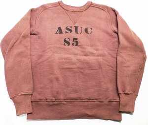 Warehouse (ウエアハウス) Lot 404 / Freedom Sleeve Sweat “ASUC” / フリーダムスリーブスウェット アズキ size 40(L)