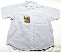 Workers K&T H MFG Co (ワーカーズ) Short Sleeve BD Shirt - Blue Stripe Supima OX / 半袖ボタンダウンシャツ 美品 ブルーストライプ 17_画像1