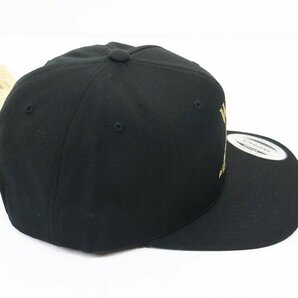 RATS (ラッツ) EMBROIDERY CAP / 刺繍キャップ “WAY OF LIFE” 24'SPA-0102 未使用品 BLACK × ASH GOLD / スナップバックキャップの画像5