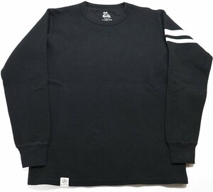 MOMOTARO JEANS (桃太郎ジーンズ) GTB THERMAL L/S TEE / 出陣サーマルTシャツ Lot 07-079 美品 ブラック size M / ロンT