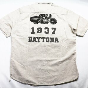 Freewheelers (フリーホイーラーズ) アイアンオールズ シャンブレーワークシャツ “1937 DAYTONA RECORD BREAKER” #1923021 未使用品 16の画像2