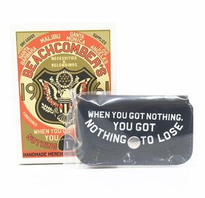 BARNSTORMERS ( bar n -stroke -ma-z) Card Case *Nothing To Lose~ / card-case nasing*tu* Roo zA16-02 black unused goods 