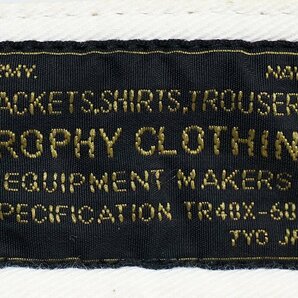TROPHY CLOTHING (トロフィークロージング) 40 Civilian Trousers / 40シビリアントラウザー TR-CP01 美品 カーキ w32 / チノの画像7