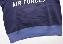 The REAL McCOYS (リアルマッコイズ) ハーフジップ ミリタリースウェット “ARMY AIR FORCES” 美品 ネイビー size L /旧リアルマッコイズ_画像4