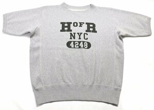 COLIMBO (コリンボ) Plattsburgh Athletic Shirt / 半袖スウェットシャツ “House Of Richeld N.Y.” ZX-0402 極美品 HEATHER GRAY size L