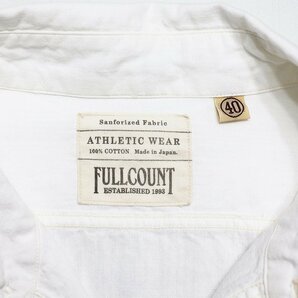 Fullcount (フルカウント) Lot 4810 White Chambray Shirt / ホワイトシャンブレーシャツ 美品 size 40(L) / ワークシャツの画像6