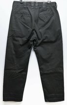 AVIREX (アヴィレックス) ANTIFOULING WORK PANTS / アンチフォーリング T/Cワークパンツ #783-3110026 ブラック size L_画像3