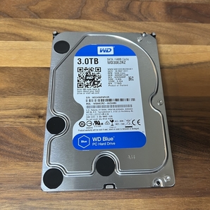 WD blue 3.5インチ HDD 3TB SATA 2台セット(WD30EZRZ) 稼働少 Western Digital Blueの画像1