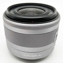 ■ほぼ新品 CANON キャノン 標準ズームレンズ EF-M15-45mm F3.5-6.3IS STM シルバー_画像8